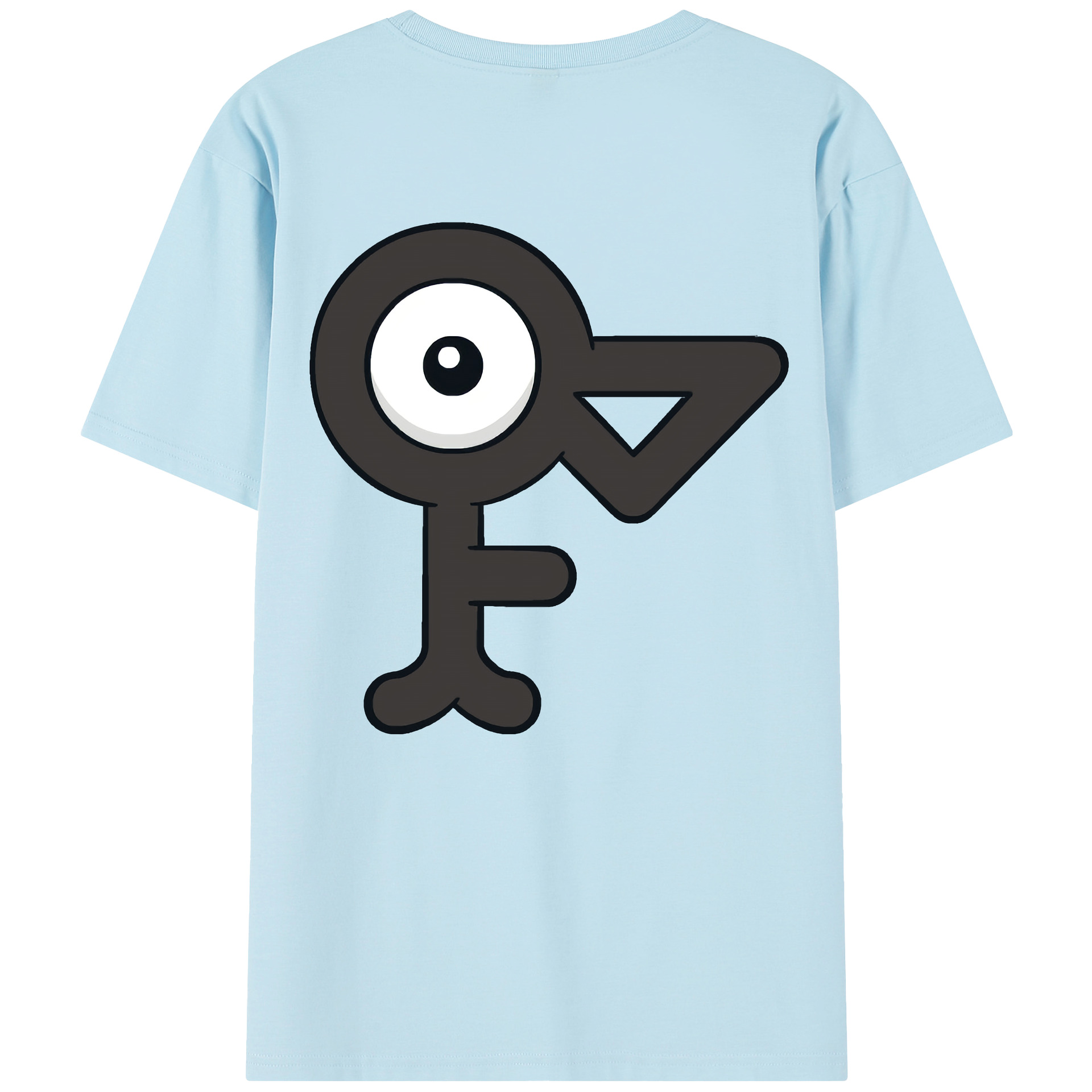 （画像用） ポケットモンスター Pokémon 綿100％半袖Tシャツ（背面プリント）